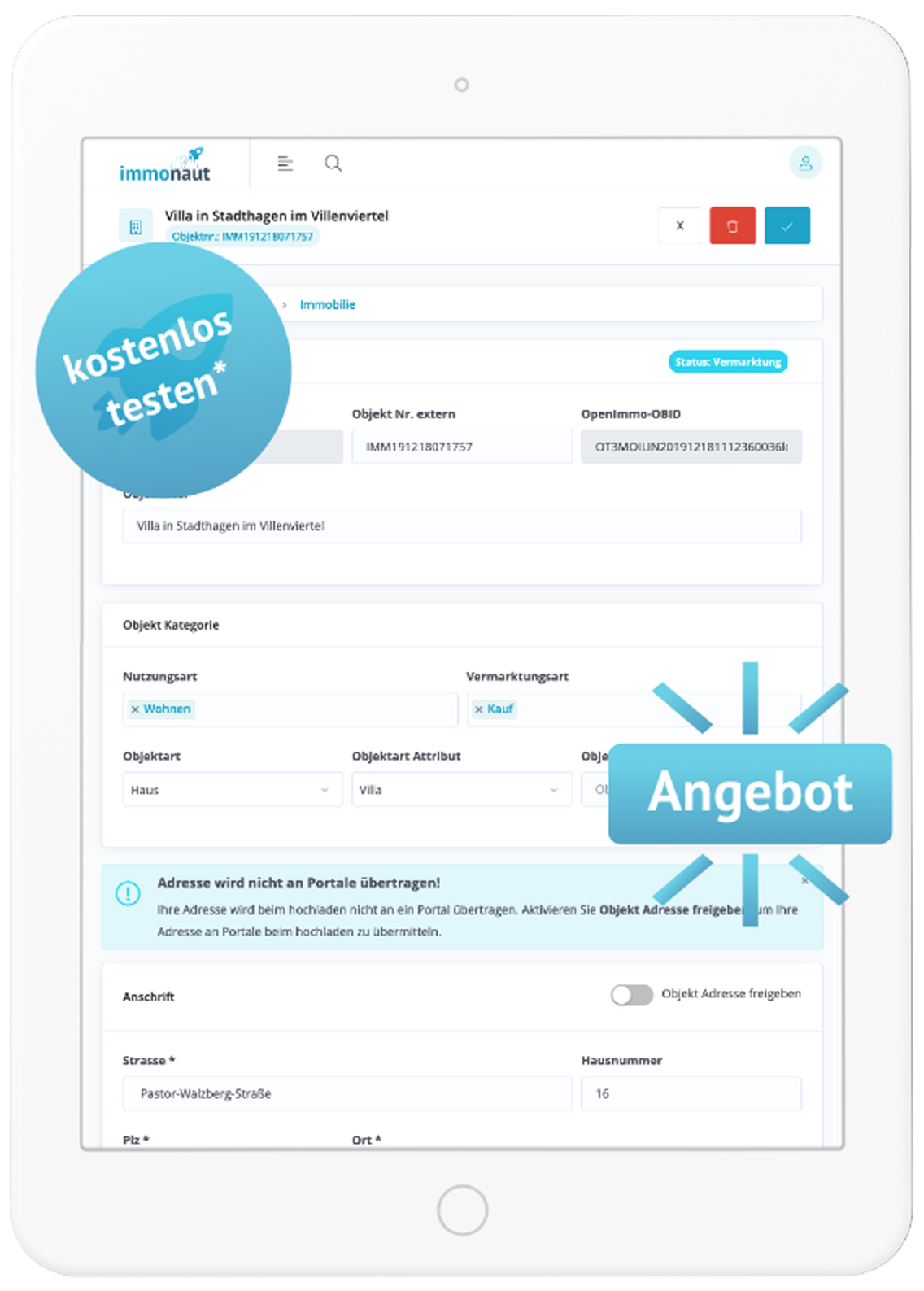 software für makler immobilienverwaltung cloud software matching immonaut tablet