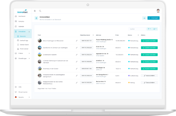 immonaut makler software immobilienmakler software immobilienverwaltung